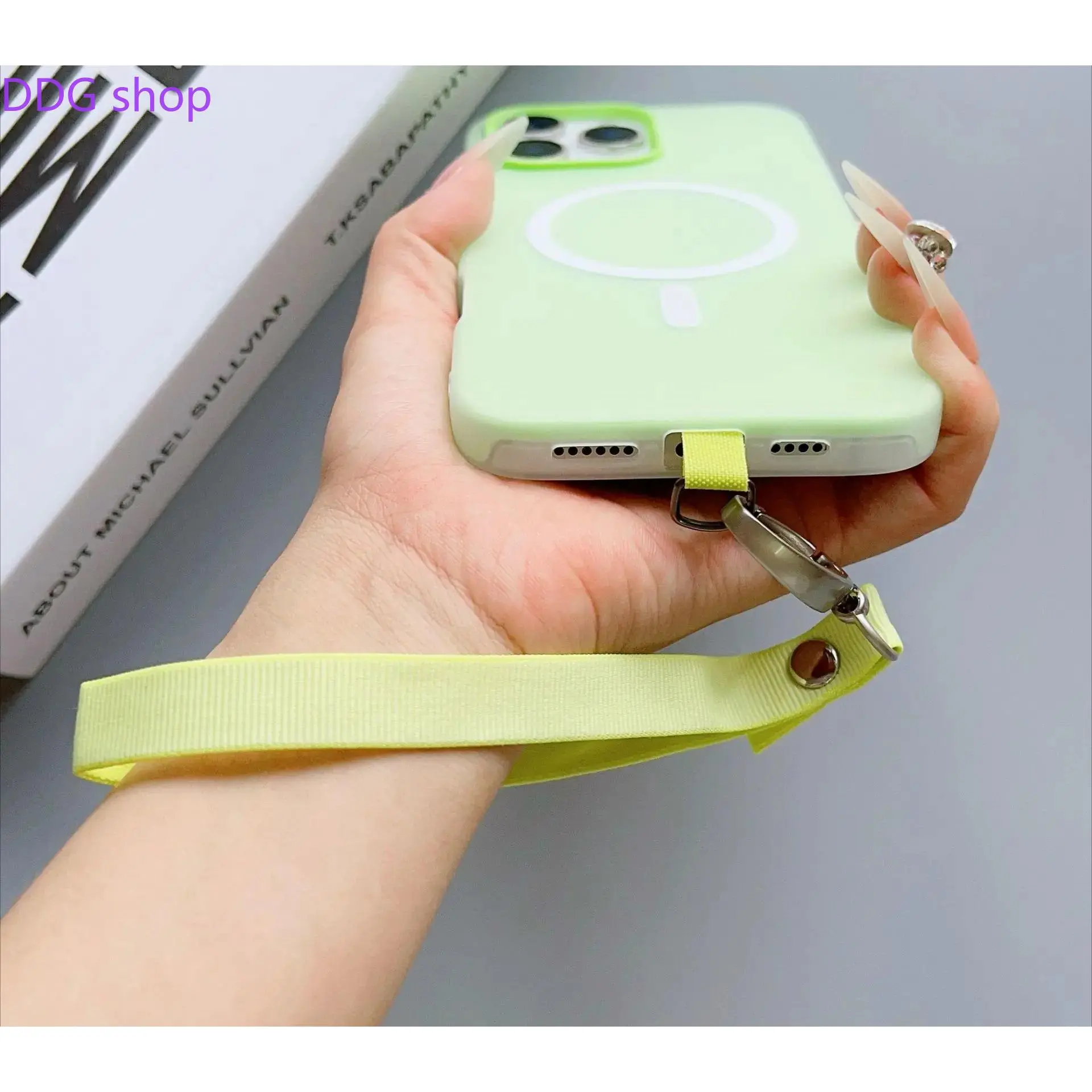 Official Original Colour Wristband Lanyard Woven Lanyard Anti-loss for IPhone 17 Pro Max Air Phone Case Cover Original Colour