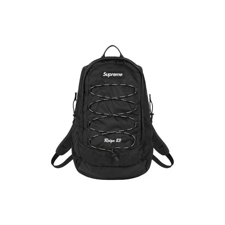 Supreme SS22 Drawstring Backpack – Nylon Hiking Laptop Bag for Men and Women, Sporty Style, Multiple Colors