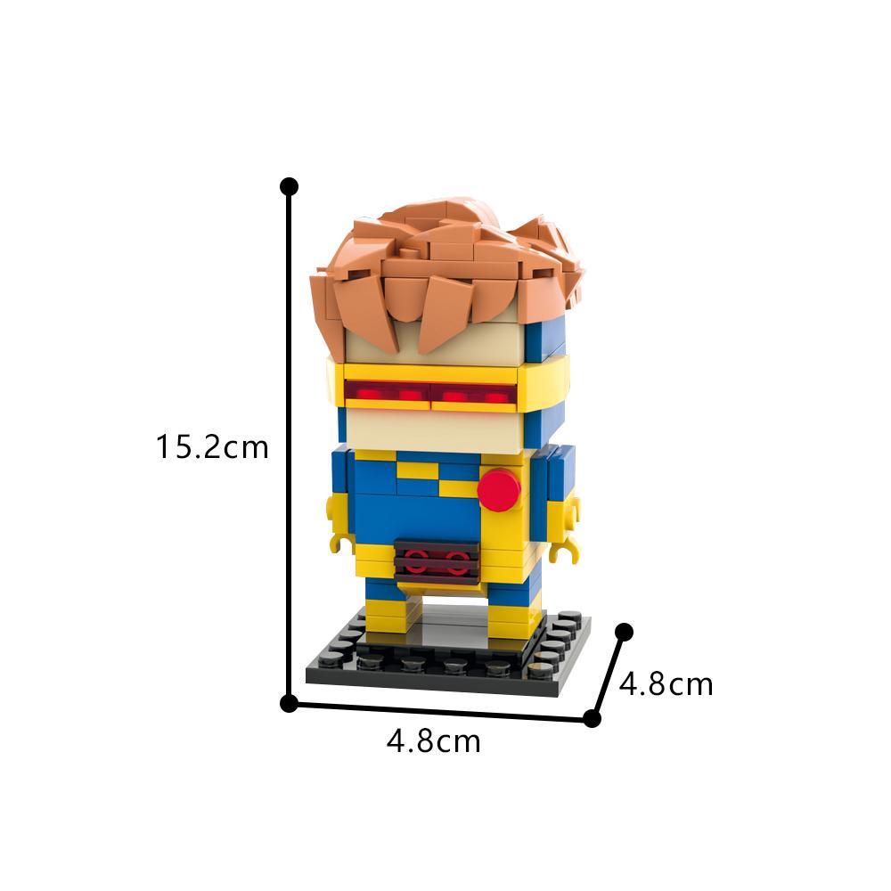 MOC Building Blocks Kit Cartoon Figures Characters Bricksheadz Collection Bricks Model Horror Movie Characters Assemble Toy Gift popular