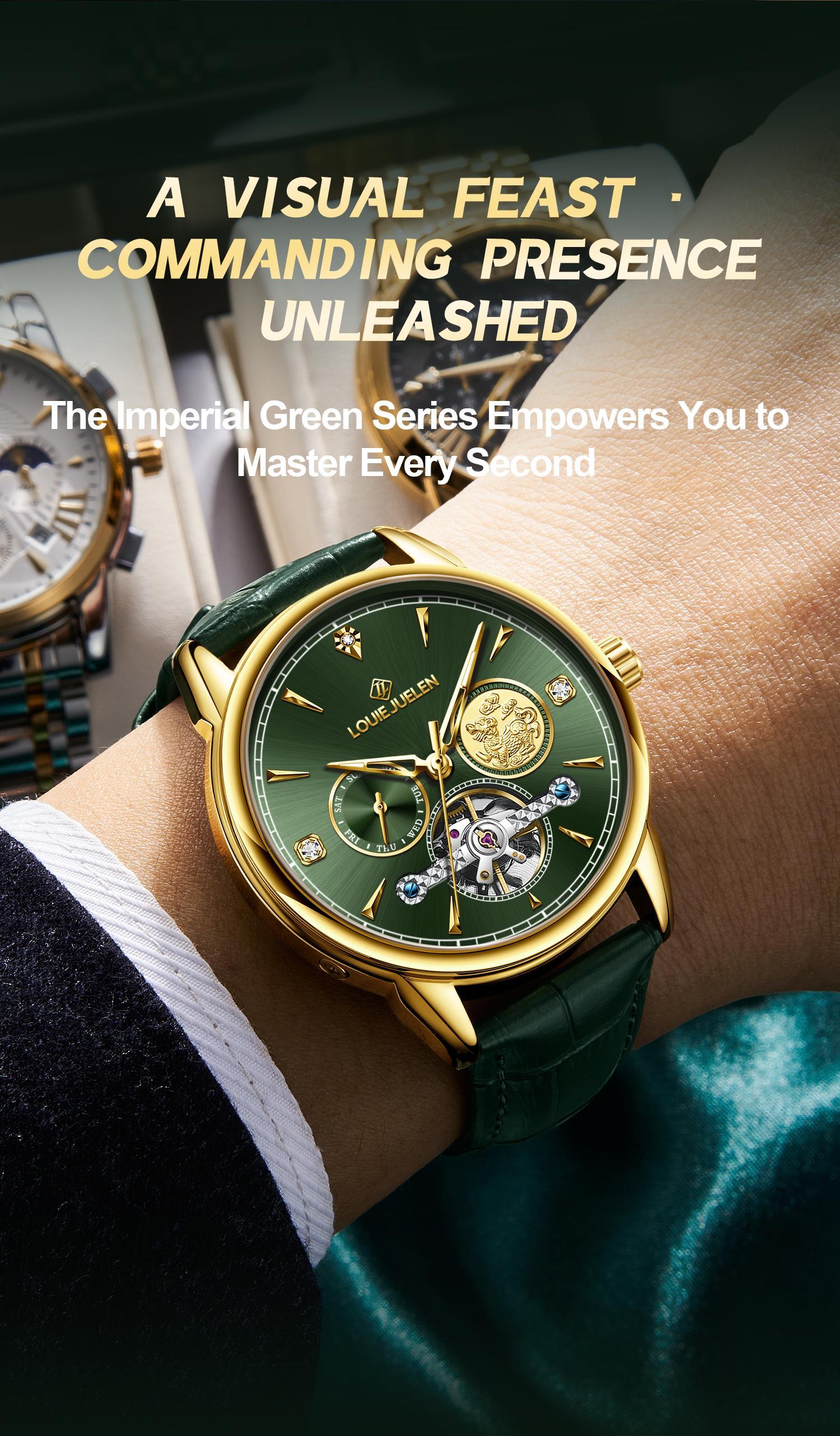 The 42mm Sapphire Chronograph for the Discerning Man.