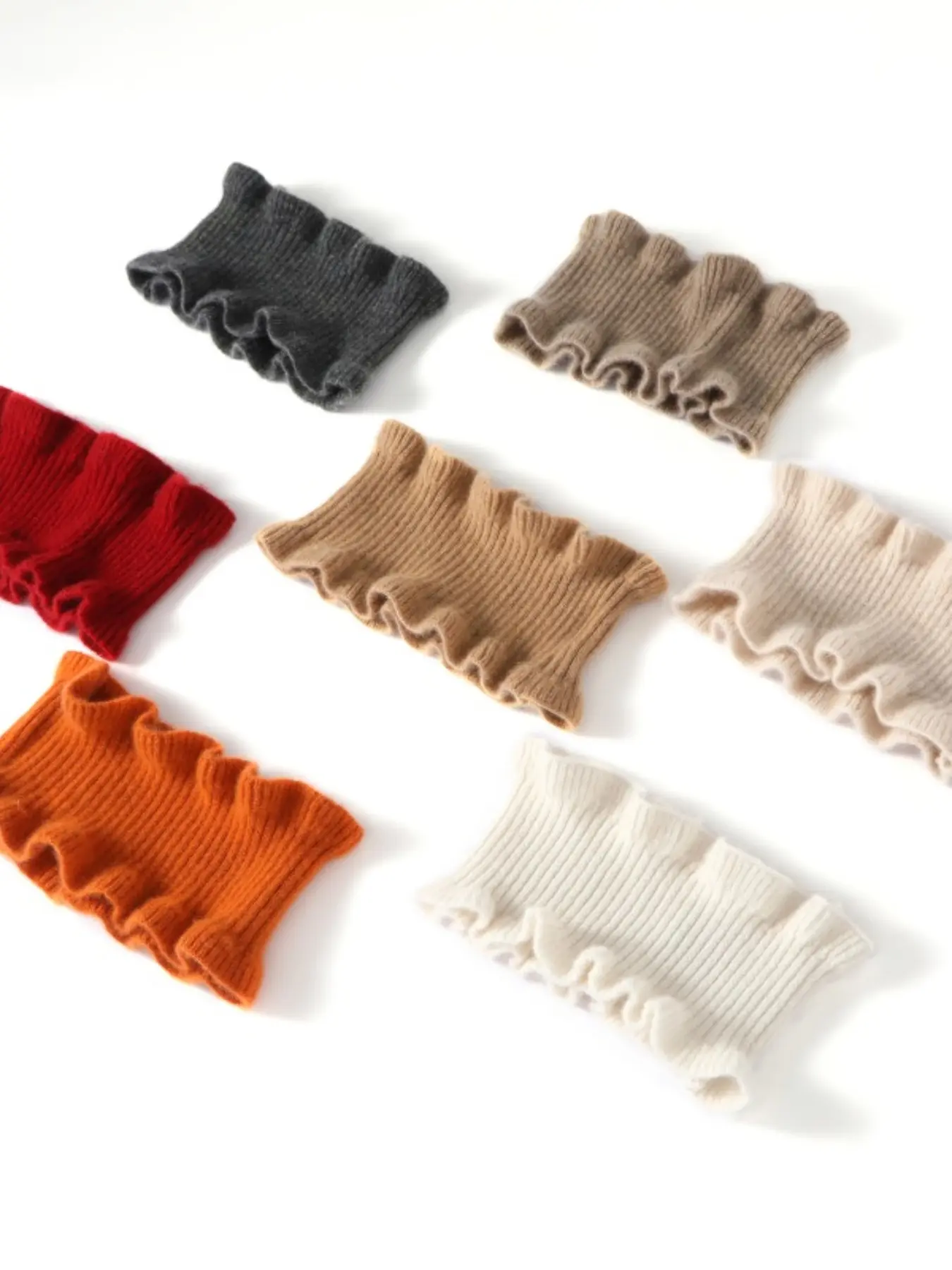 Cute Multi-Color Ruffle Neck Scarf for Kids and Adults, Casual Simple and Adorable Design, Versatile Accessory for All Ages