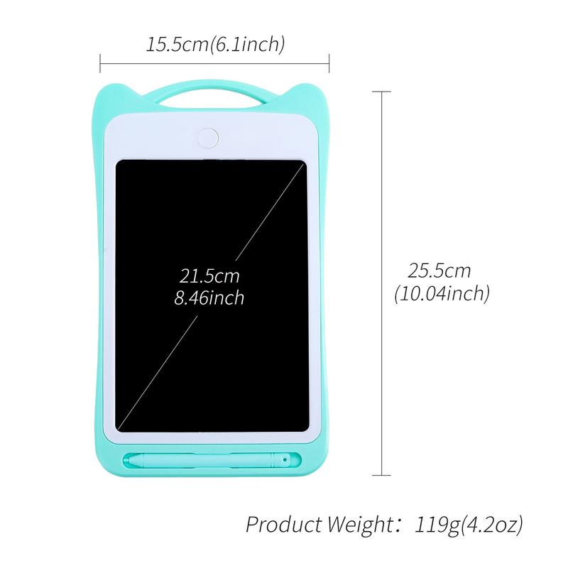 Cartoon Multi-Purpose Erase Board, Math Calculation Practice, LCD Writing Tablet, Kids Travel Game Activity, Reusable Dust-Free Inkless One-Click Erase