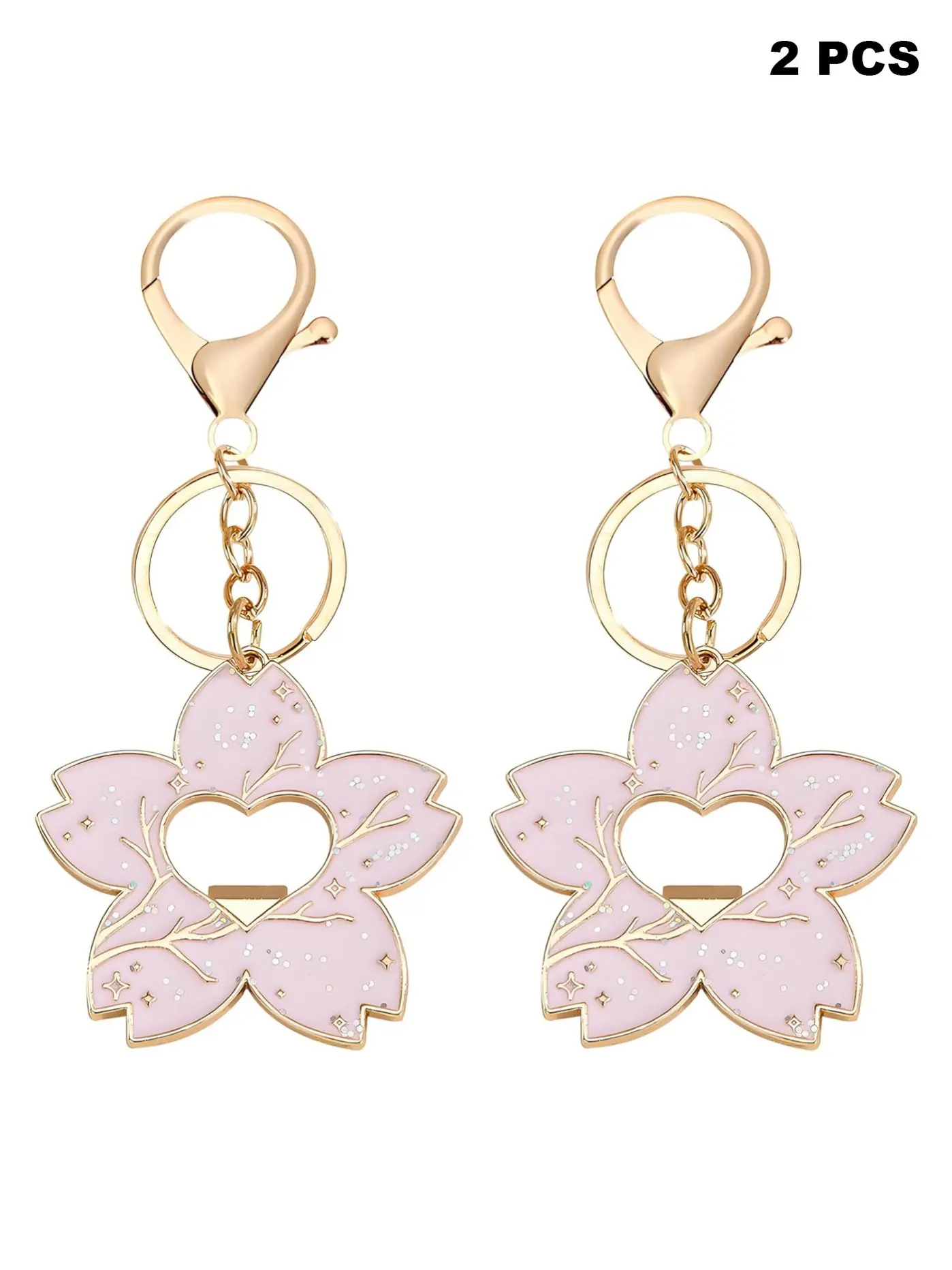 2 Piece Floral Bottle Opener Keychain, Bottle Opener Keychain, Perfect Gift for Men and Women, Ideal for Any Occasion