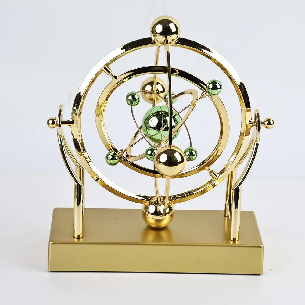 2026 new Celestial Orbit Pendulum Perpetual Motion Machine, Kinetic Art Desk Decor, Astronomy Model for Home Office, Rotating Sculpture