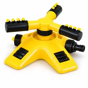 Rotating Lawn Sprinkler for Yard, Automatic Garden Water Sprinkler, 360-Degree Rotation, Large Area Coverage, Irrigation System