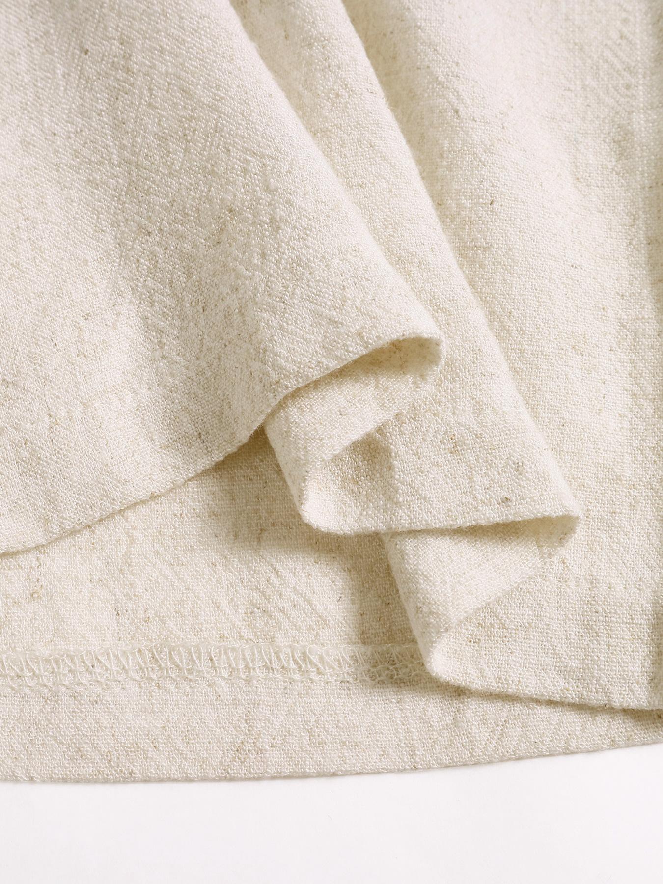 Women's Linen Short Sleeve Shirt & Pants Set, Relaxed Fit and Casual Style Outfit for Everyday Wear