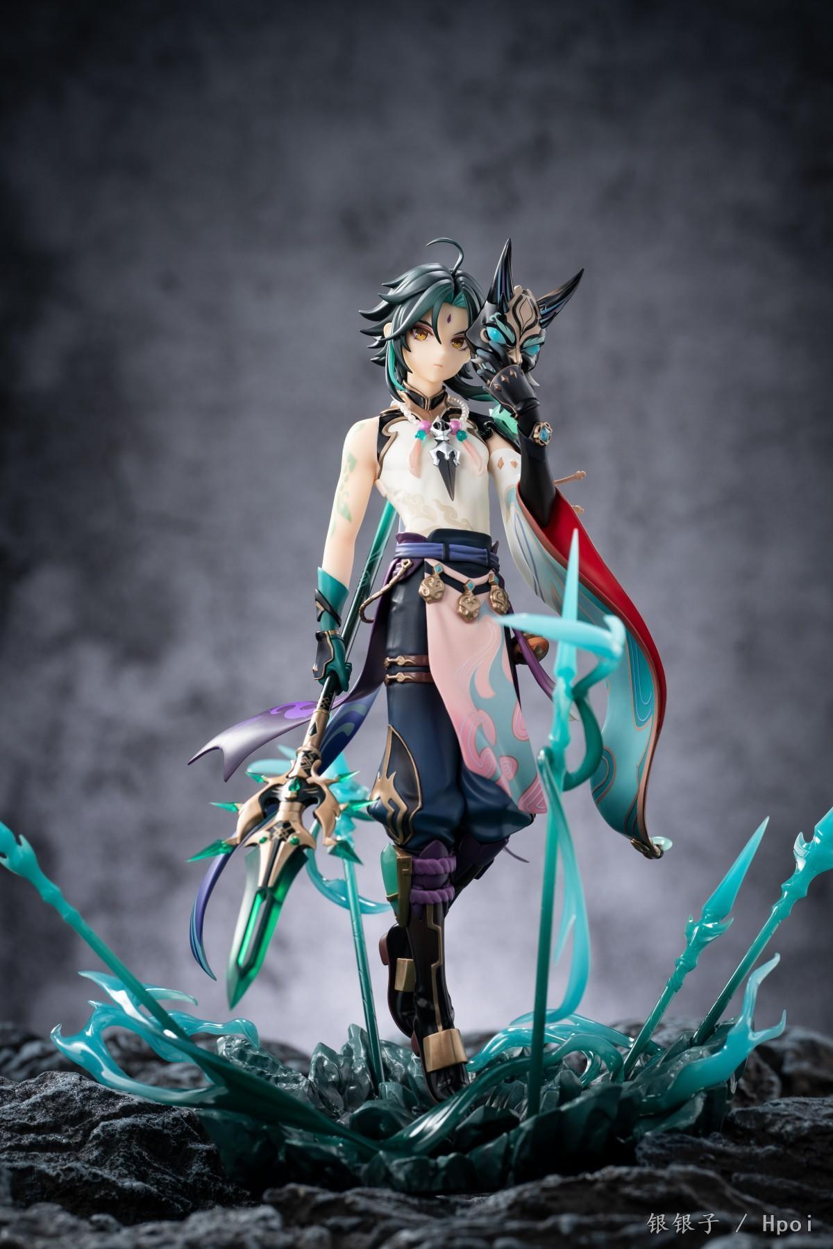 18CM Anime Game Genshin Impact Xiao Figure Standing Cool Posture Anime Model Toys Gifts Collection Decoration Ornaments PVC