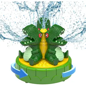 Water Sprinkler for Kids Outdoor Play 8-12, Dinosaur Spray Water Toys Attached to Garden Hose for Summer Splashing Fun for Backyard, Water Play Sprinklers Toy for Kids Age 3-5 4-8 for Outsidefidget toys