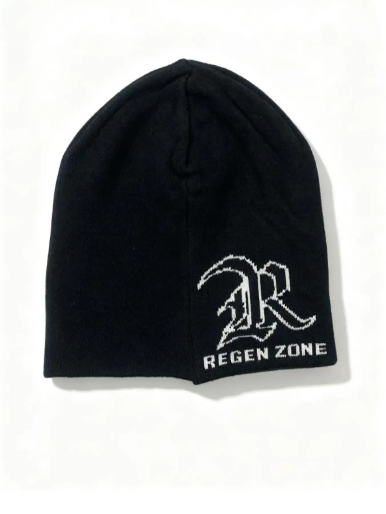 American Street Graffiti Knit Beanie, Colorblock Fitted Hat, Geometric Pattern, Unisex, All Seasons, Stretch Fit