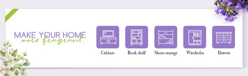 Lavender Scented Drawer Liners 24 Sheets for Dresser 15.7 x 22.8 Inch Non Adhesive Floral Print Fresh Style Kitchen Cabinet Shelf Closet Flower Aroma