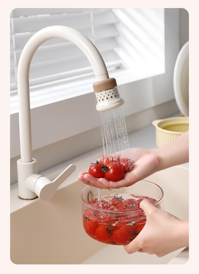 Minimalist Fresh Water Tap Filter for Home Use, Multi-Layer Filtration Purifier Tap, Kitchen Water Cleaner, Vegetable Washing Tool, Anti-Splash Guard, Removable Reusable, Household Faucet Filter Accessory.