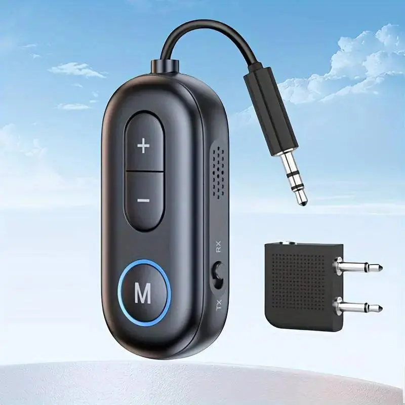 Wireless Music Adapter, Low Latency Wireless Music Adapter, Car Wireless Music Receiver, Home Audio Transmitter for TV Computer & Fitness Car