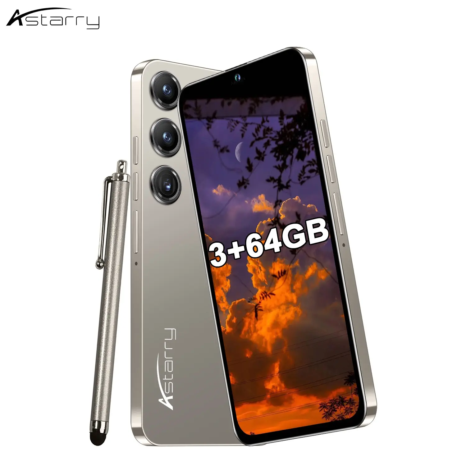 Astarry-25 Ultra Smartphone, MTK6739 chip, 4G supported, 6.56-inch full screen, 5MP+13MP dual clear cameras, 3800mAh long-lasting battery, ideal entry phone for students & backup use