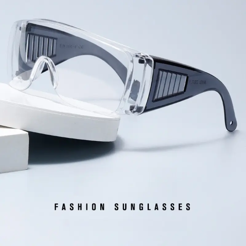 Multi-Functional Protective Goggles, Anti-Fog Safety Glasses, Impact Resistance, Windproof, Splash Proof, Unisex Cycling Eyewear