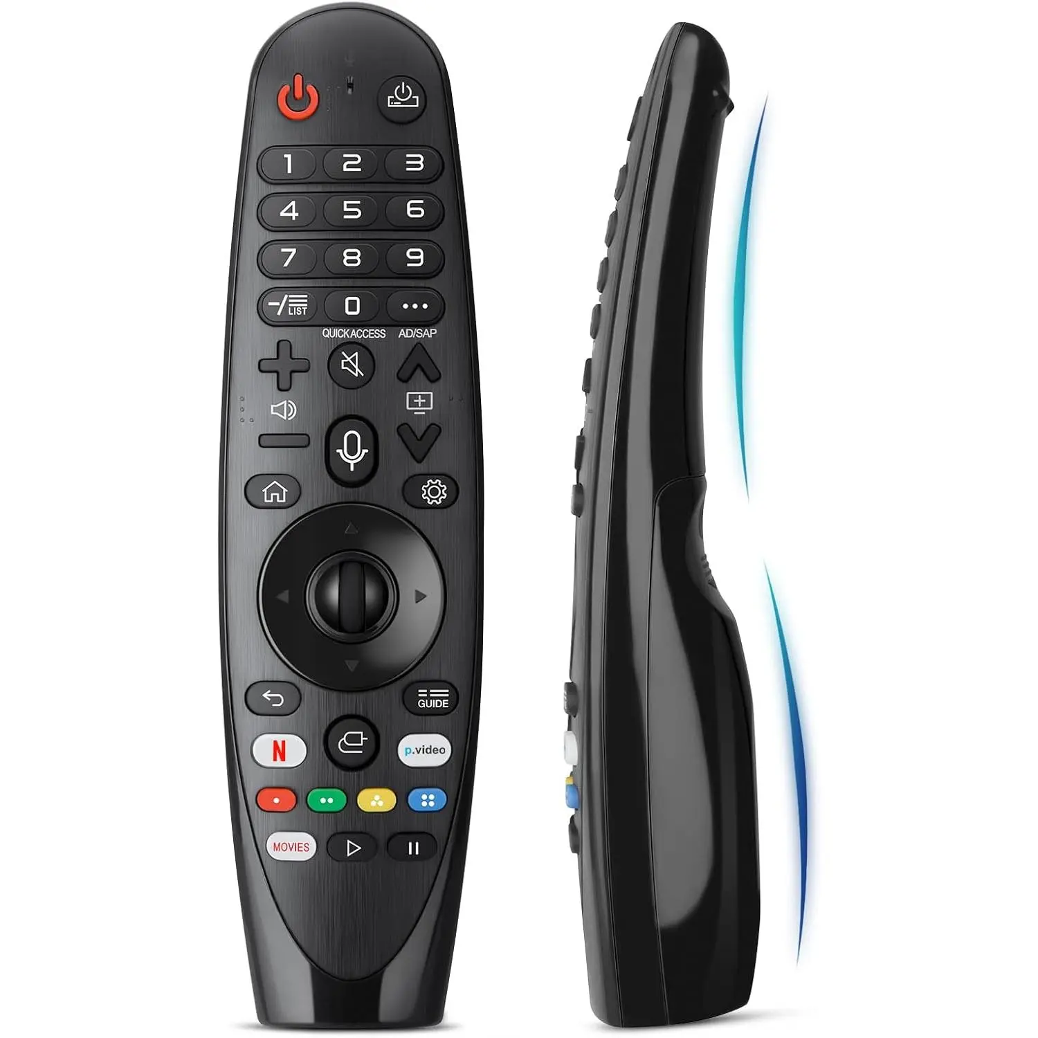 LG TV Remote Control Replacement Accessories - Voice-Magic Compatible with LG Smart OLED Thinq Webos TVs, Models AKB75855501, AN-MR24gn, MR23gn, MR22gn, MR21ga, MR20ga