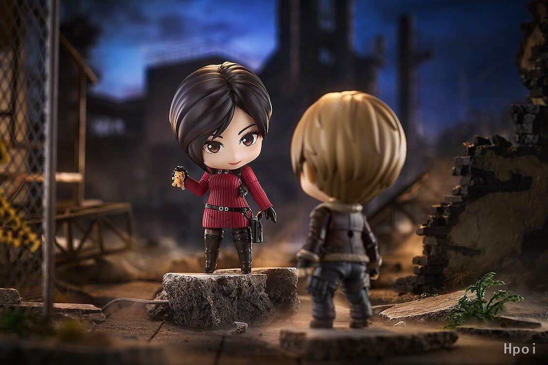 ResidentEvil Anime Figure Set #2761 #2337 - Ada Wong & Leon S. Kennedy, Swappable Faces Movable Joints Action Figure