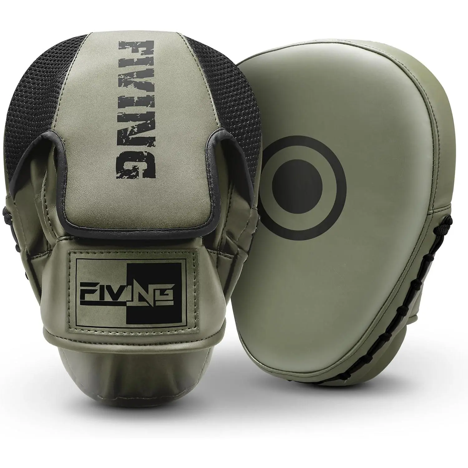 Boxing Pads for Men, Women, & Kids, Leather Focus Mitts for Martial Arts, Boxing Training, Curved Punch Mitts for Karate, Kickboxing,Muay Thai, Taekwondo