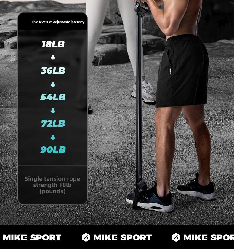 Mikela resistance trainer, latex chest expander, men's fitness multifunctional elastic rope, women's arm strength trainer for home use