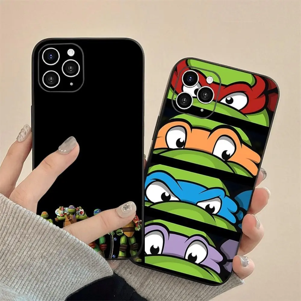 Teenages-mutant-Ninjas-Turtles Phone Case For Iphone 17 16 15 11 13 14 Pro Max  Plus X Xs Max 12 & Samsung Galaxy S26 S25 S24 S23 S22 S21 EDGE Ultra Plus FE Black Shell Cover Case Protection Durable phone cases