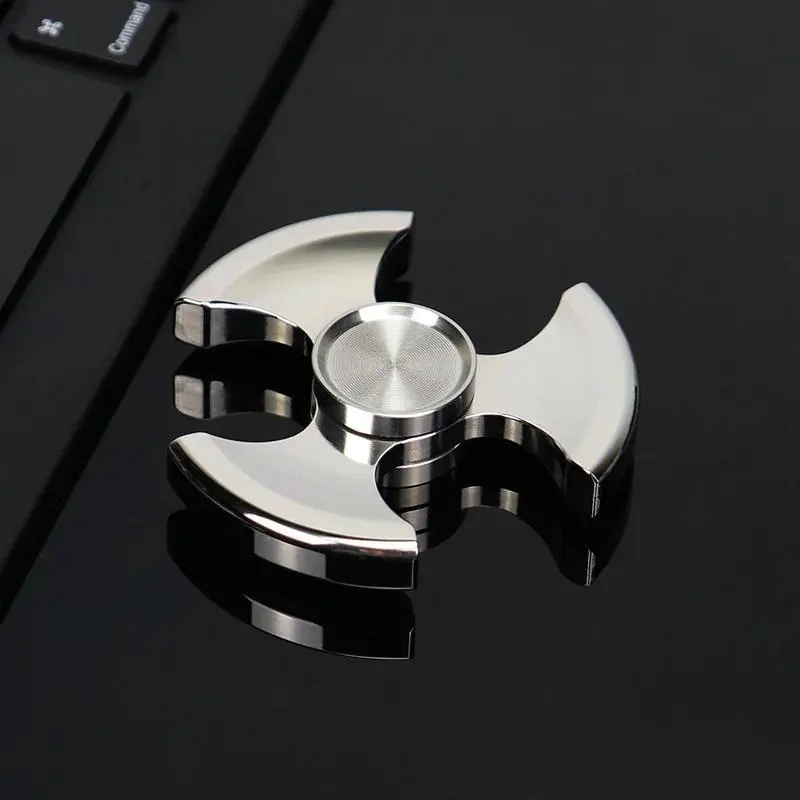 Stanless Steel Fidget Spinner Adults Decompression Fingertip Gyro Stress And Anxiety Relief Toys антистресс игруш