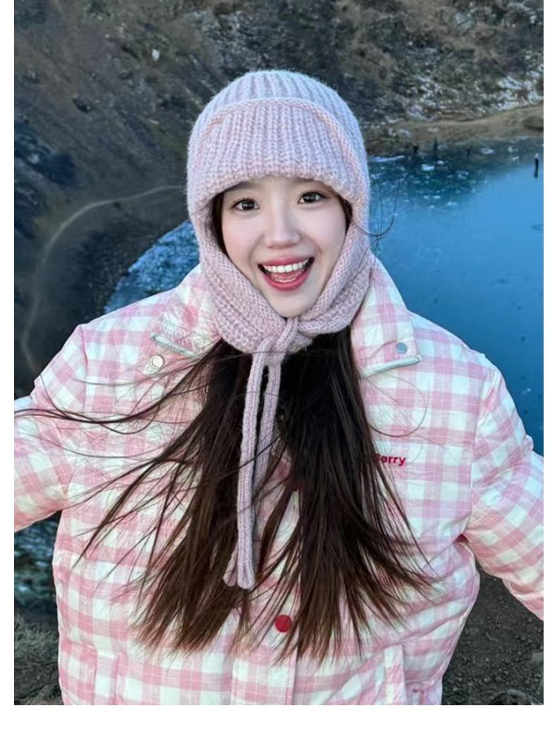 Mongolian Trapper Hat for Women - Sherpa Lined Bucket Cap with Ear Flaps | Winter Snow Hat for Big Head & Outdoor Activities