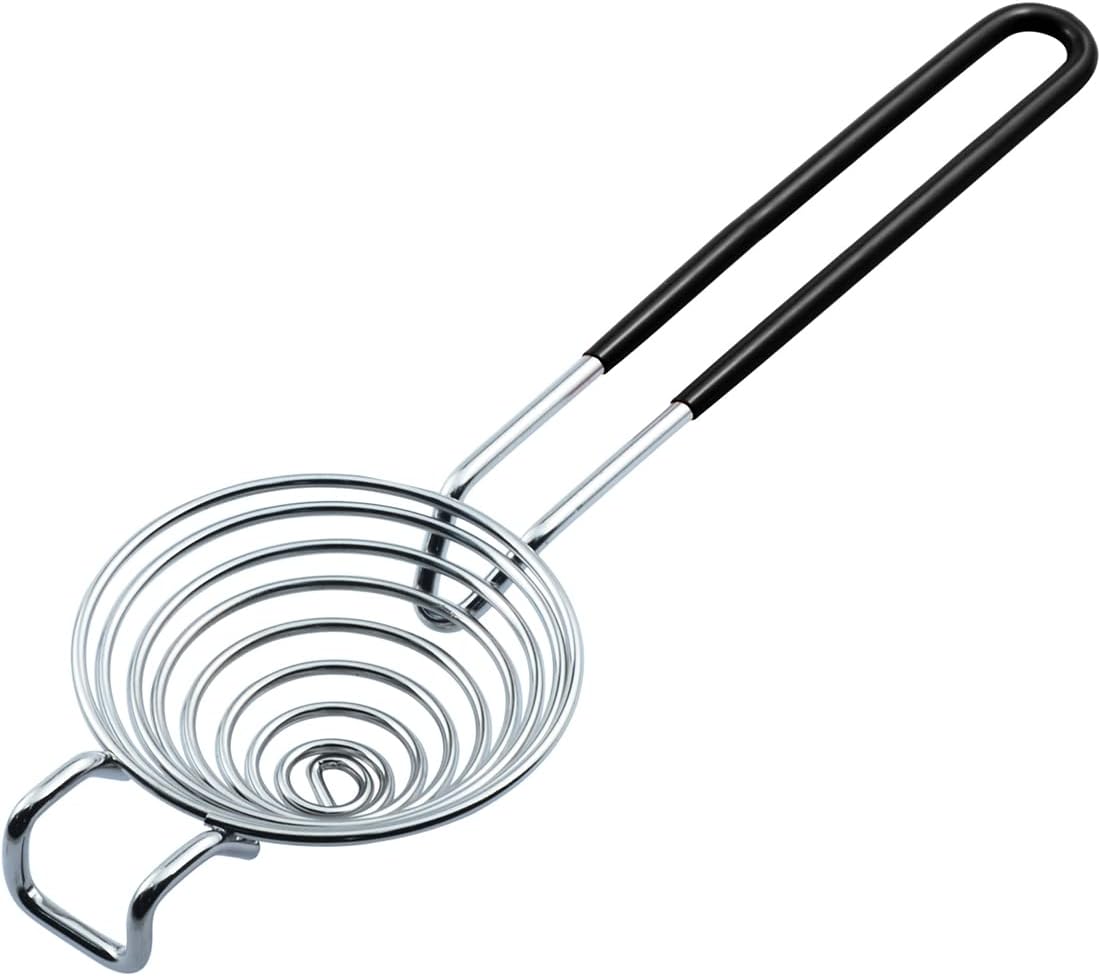 Egg Separator Food Grade Stainless Steel Egg Yolk White Separation Tool (black)