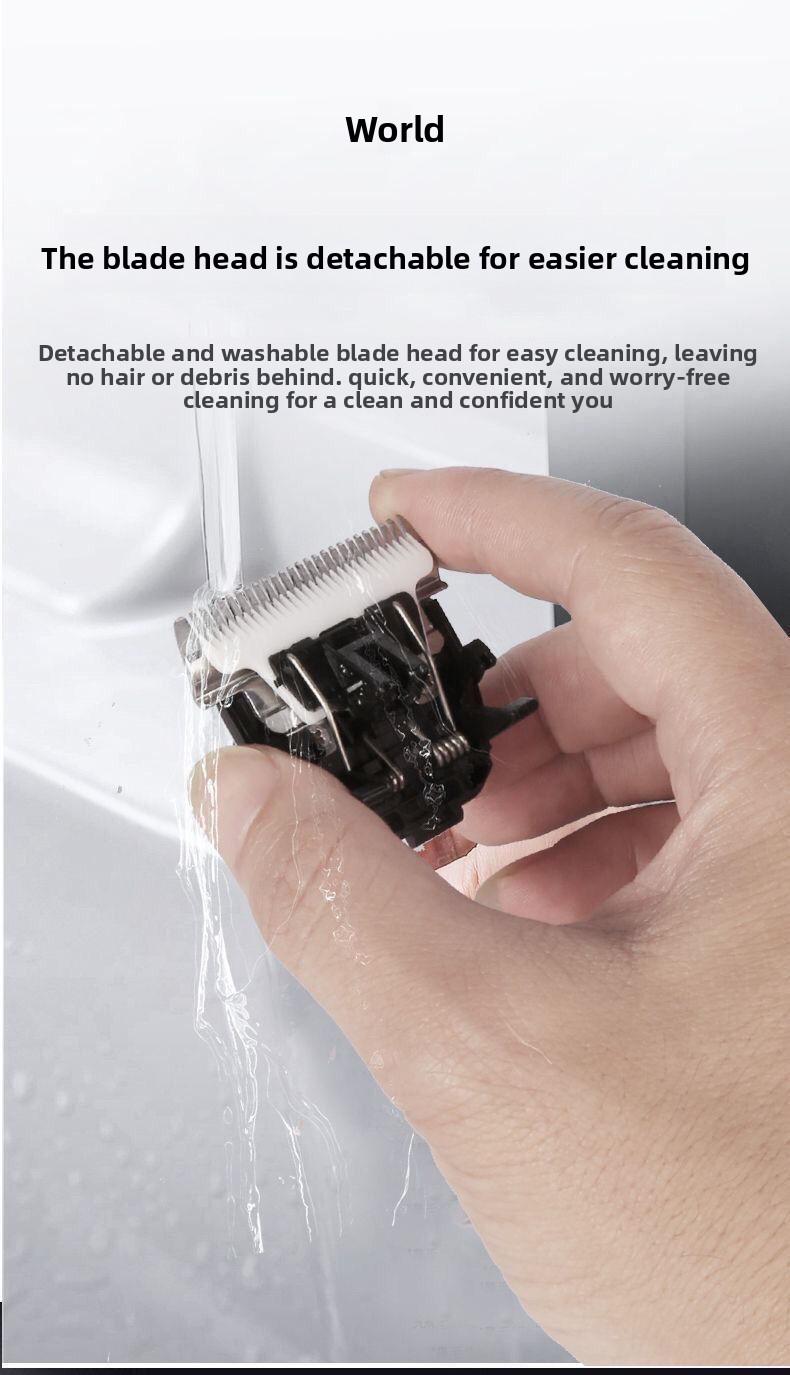 Household hair clipper, electric hair trimmer, hair cutter, hair shaving device, adult self-haircut tool, children's silent clipper