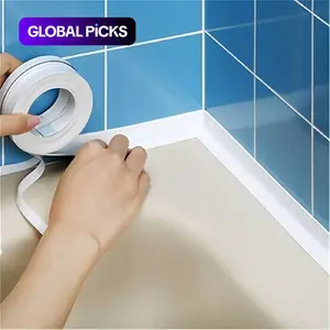 Waterproof Mold-Proof Toilet Sealing Strip, Self-Adhesive Sealant Tape for Kitchen Bathroom, Moisture Proof Sink Joint Sealer Patch