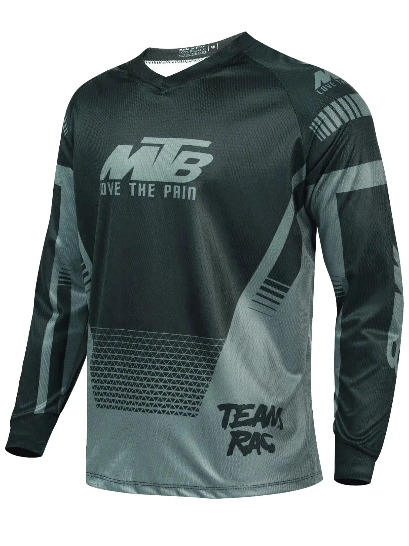 New Racing Long Sleeve Cycling Shirt, Quick-Dry Outdoor Mountain Bike Tee, Motorcycle Gear, Adventure Apparel, Offroad Cycling Jerseys, Comfortable Fit, Cycling Sports Wear
