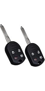 Key Fob Replacement Fits for Ford Explorer 2001-2015 Mustang Expedition Edge Focus Taurus Escape Flex Focus Fusion Lincoln Navigator Sable CWTWB1U793 Keyless Entry Remote Control OUC6000022