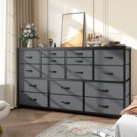 Gray-16 Drawer-with Power Outlet