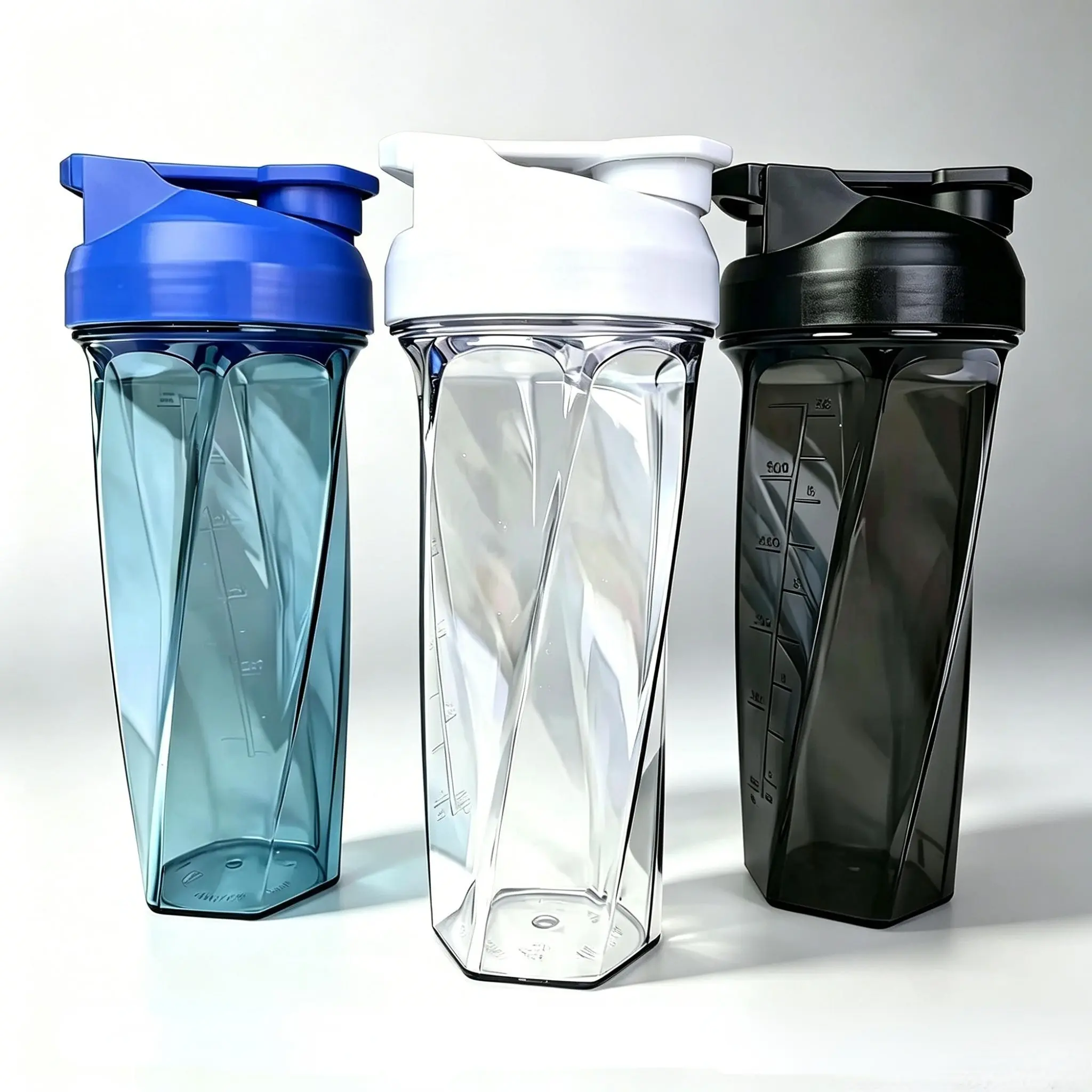 Tritan Protein Powder Shaker Cup, Sports Bottle, Protein Shaker Cups, Heat-Resistant & Drop-Proof, Automatic Whirl Mixing, Leak-Proof, Portable, Shaker Bottles For Protein Mixes
