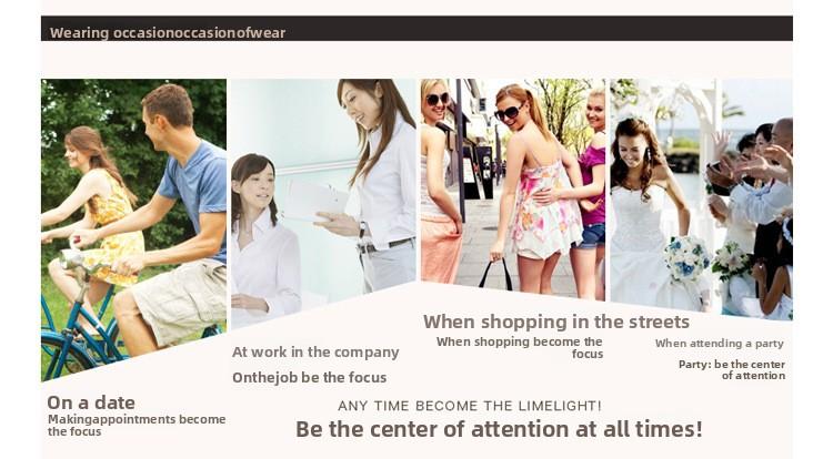 Bohemian Stackable Crystal Beaded Bracelet Multi-Layer Women's Elastic Jewelry Set