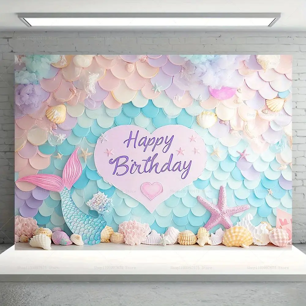 Foldable Rectangular Synthetic Polyester Mermaid Underwater Tapestry Wall Hanging - 40in*30in(mini size), 40 inches, 160x70in, 400x180cm, Playful Prints, Party & Anniversary Decor, Room Supplies, Photography Prop, Indoor/Outdoor Home Supplies