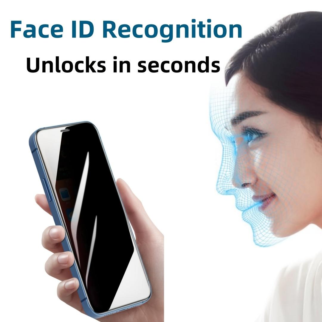 2+2pcs Matte Privacy Screen Protectors with Camera Lens Protectors for iPhone series, Tempered Glass Anti-Spy, Protective, 9H Hardness Anti-Scratch, Compatible with iphone 17/16/15/14/13/12/11 air Plus pro max Series Accessories Protection