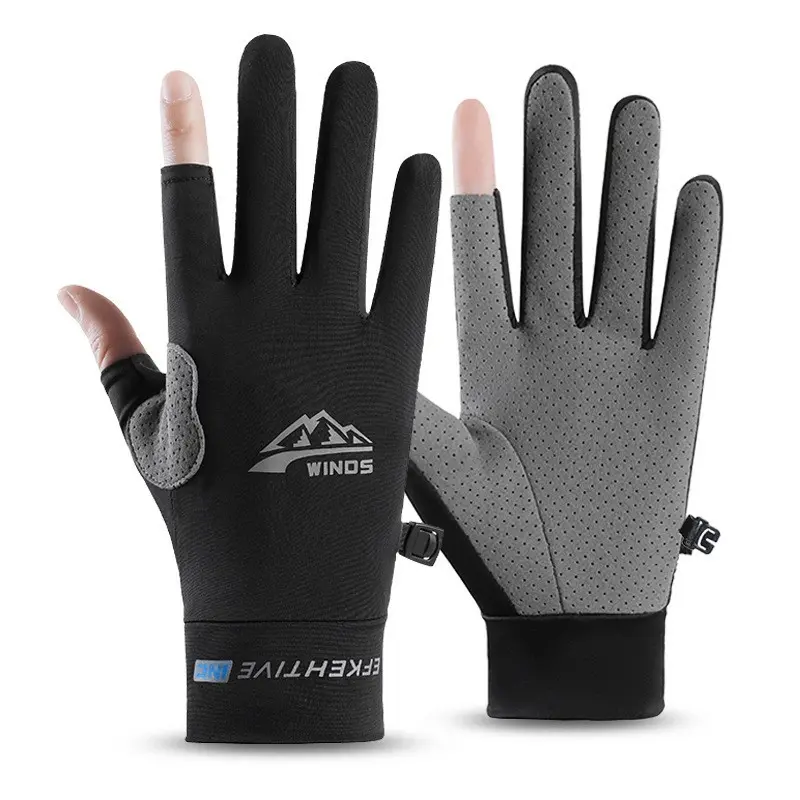 Unisex Summer Gloves D202boatoo, Ideal for Fishing, Driving, Cycling, Motorcycle, Touchscreen Compatible, Outdoor Activities