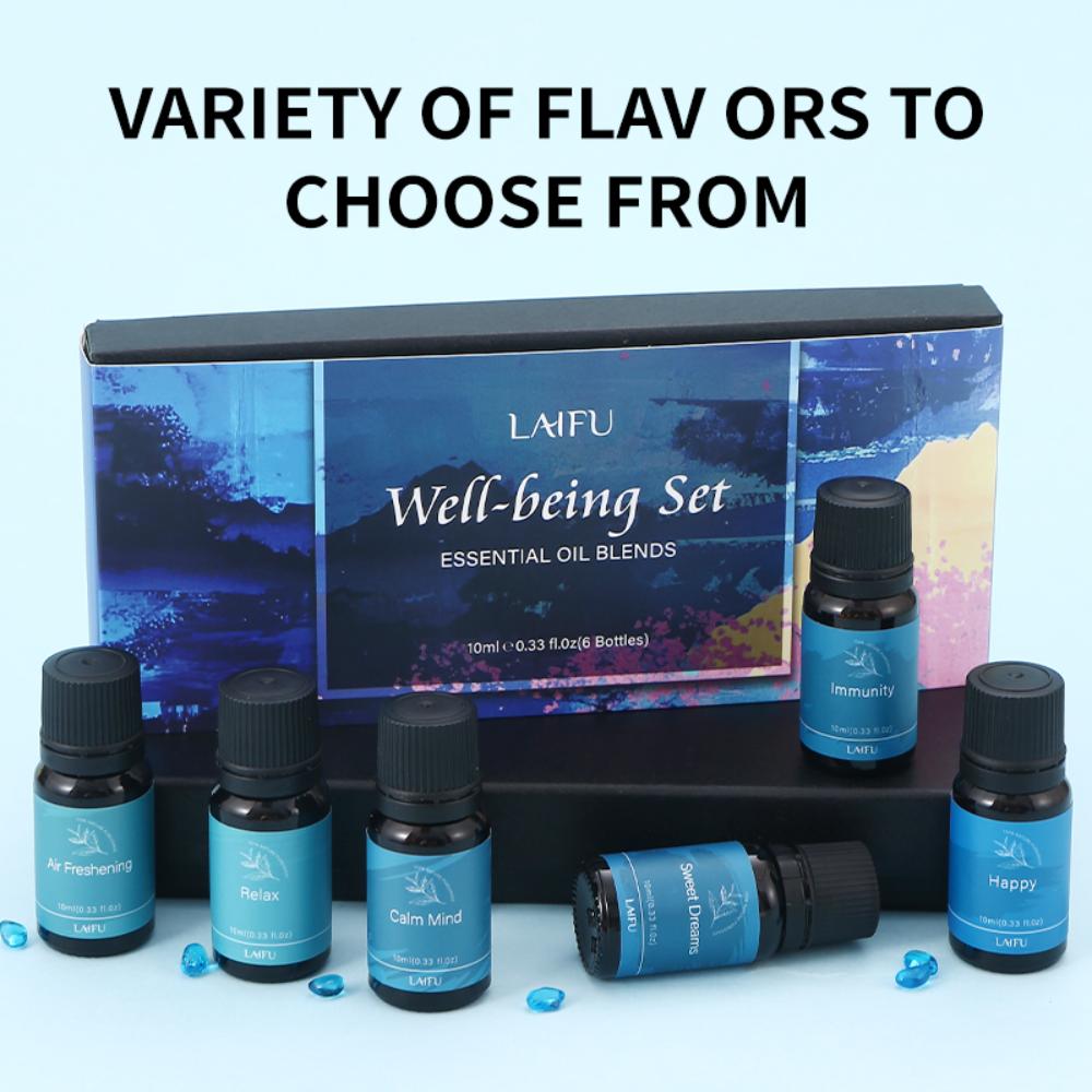 Customized water-soluble aromatherapy essential oil set for humidifiers, diffusers, candle making, soap scents, perfect for home, hotel, restaurant