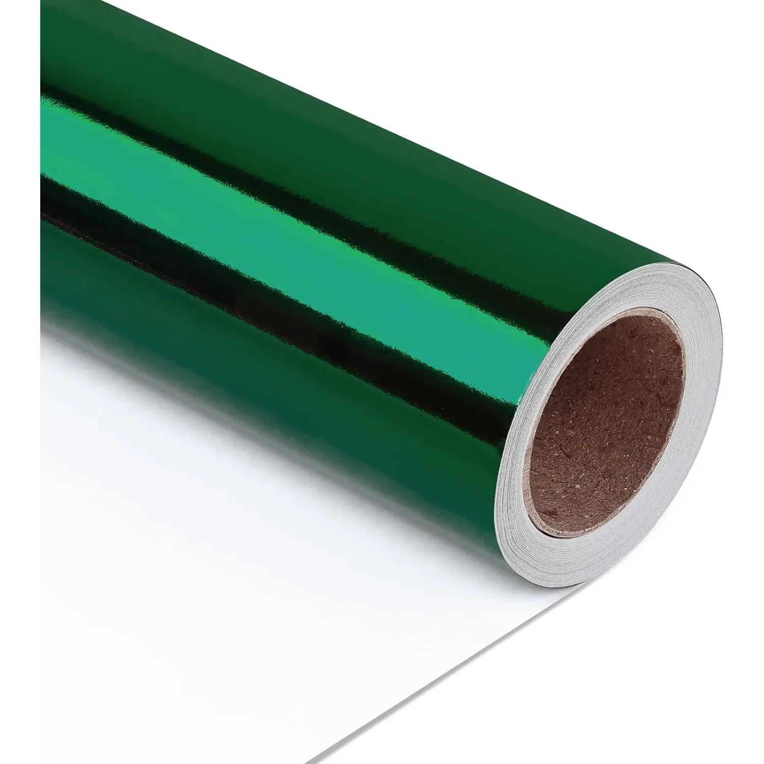 Dark Green Metallic Wrapping Paper, Solid Color Paper, Wrapping Paper, for Wedding,Valentine's Day,Birthday, Christmas, Shower,DIY Bouquet (17 Inches X 32.8 )