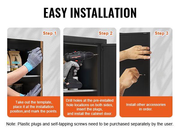 BBQ Access Door, 30W x 21H Inch Double Outdoor Kitchen Door, Cold Plate Flush Mount Door, Wall Vertical Door with Handles and Ventss, for BBQ Island, Grilling Station, Outside Cabinet