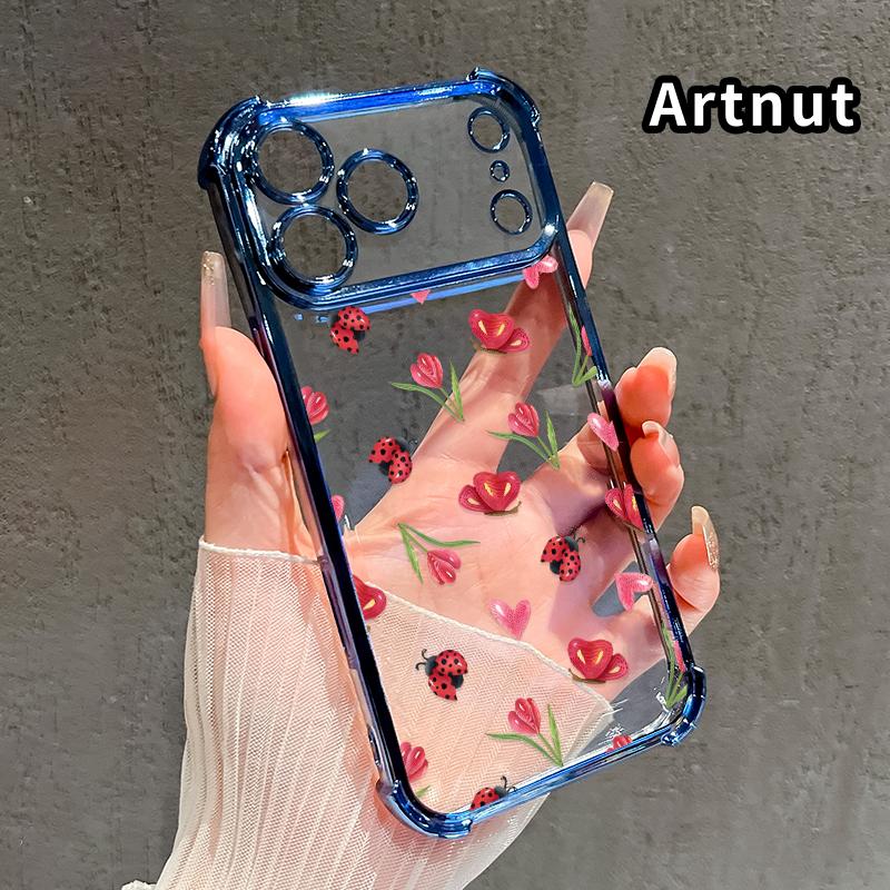 Cute Ladybug Pattern Anti-drop Phone Case for iPhone 17 Air 16E 15 Pro Max 14 Plus 13 12 Promax 11 Durable Total Protective Shockproof Transparent Cover Casing Cute Ladybug Pattern Anti-drop Phone Case for iPhone 17 Air 16E 15 Pro Max 14 Plus 13 12 Promax 11 Durable Total Protective Shockproof Transparent Cover Casing