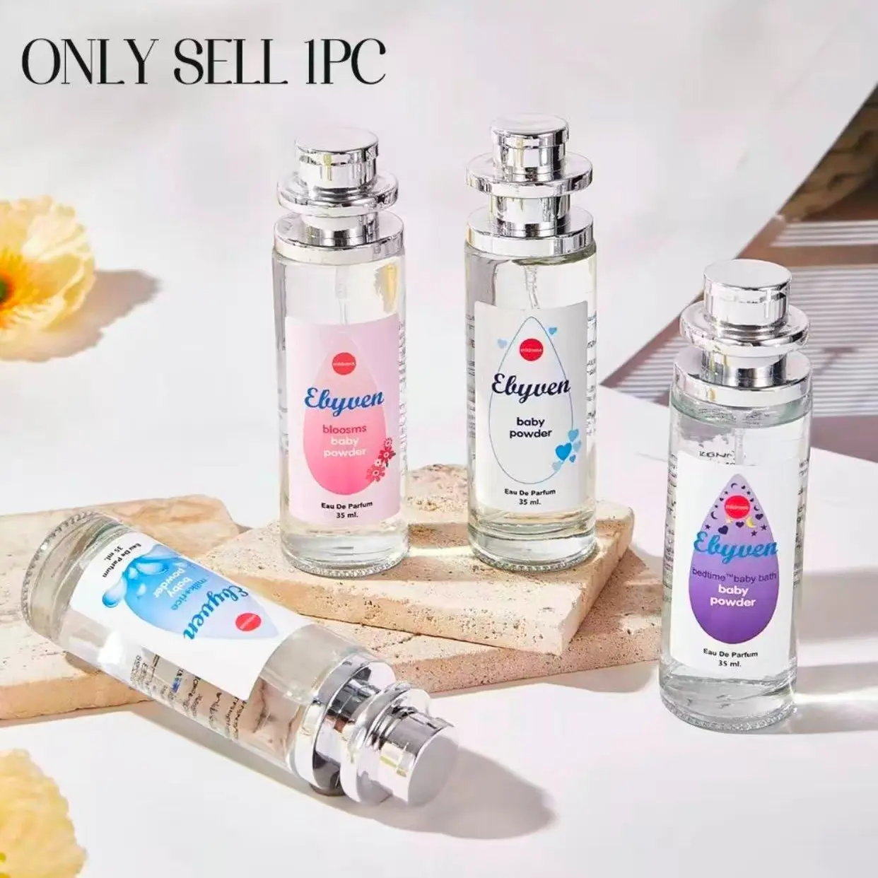 Hiyes Baby Perfume Spray 35 mL, Long-Lasting 72-Hour Fragrance, Fresh and Natural Scent, For Daily Use and All Occasions, Perfect Gift