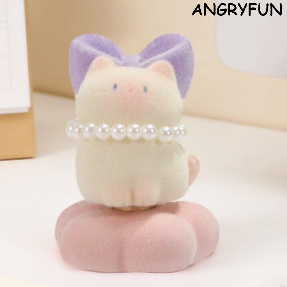 ANGRYFUN Cat PAI Rotating Blind Box Figure – Cute Siamese Cat Collectible Desk Figurine, Spinning Display Toy Gift for Girls and Collectors