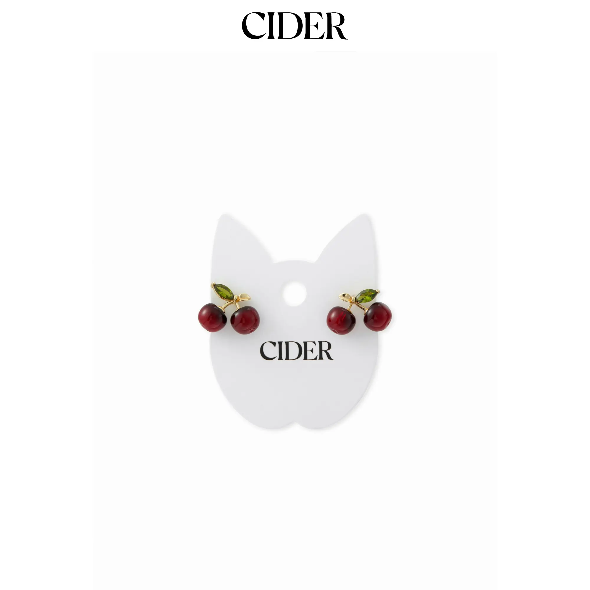 Cider CHERRY STUD EARRINGS