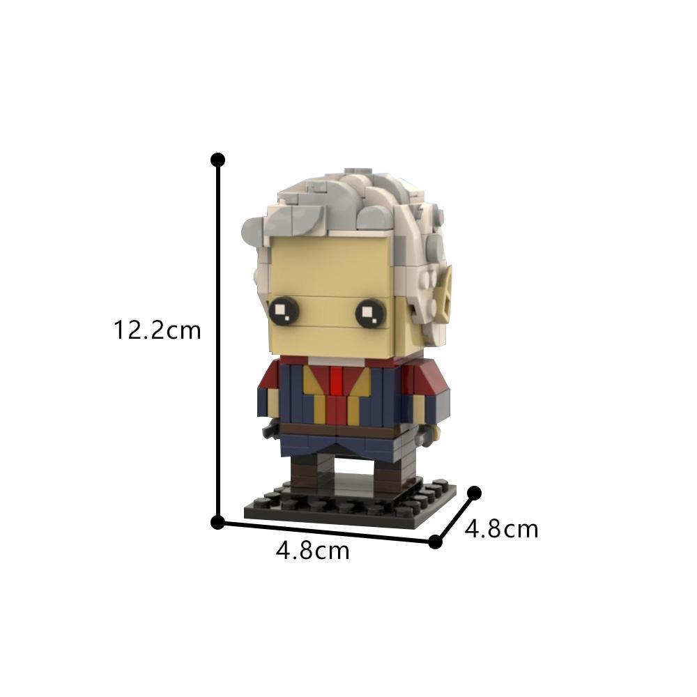 MOC Building Blocks Kit Cartoon Figures Characters Bricksheadz Collection Bricks Model Horror Movie Characters Assemble Toy Gift popular