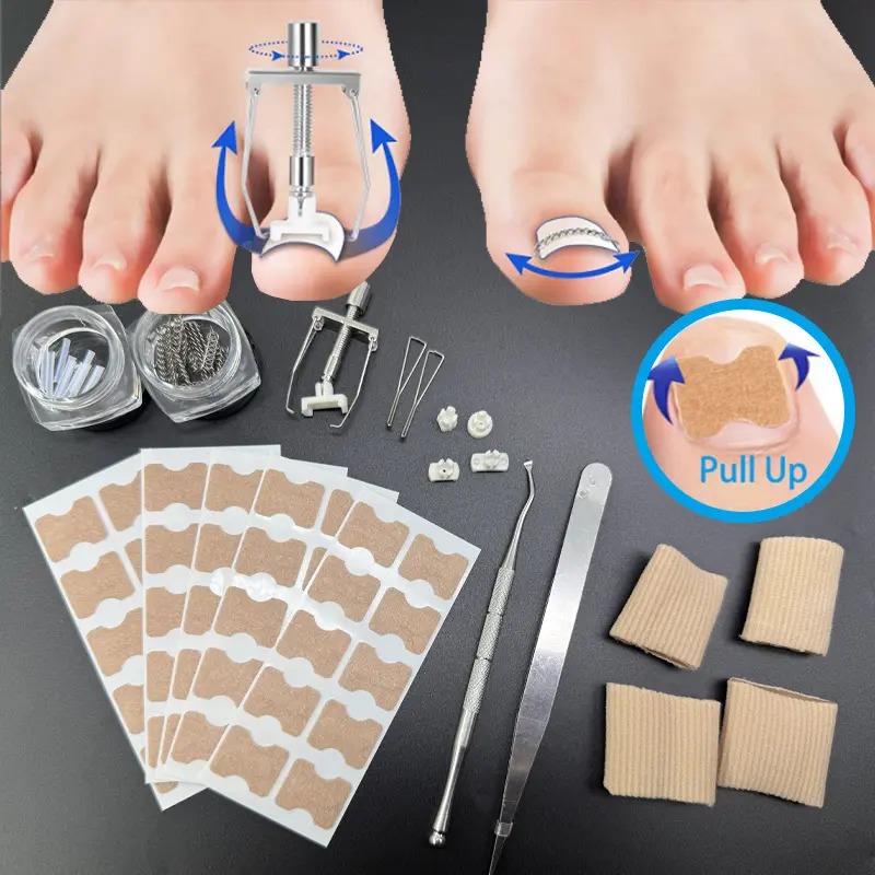 1 set of Ingrown toenail kit, easy to use, portable, suitable for both men and women, used for inward growing nails to make your feet look better
