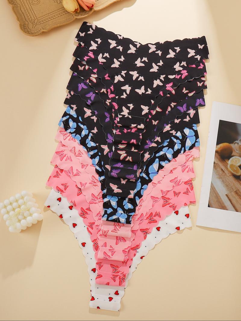 Women's Thong, Soft Comfy Breathable Thong for Daily Wear, Women's Underwear for All Seasons, Daily Casual Underwear