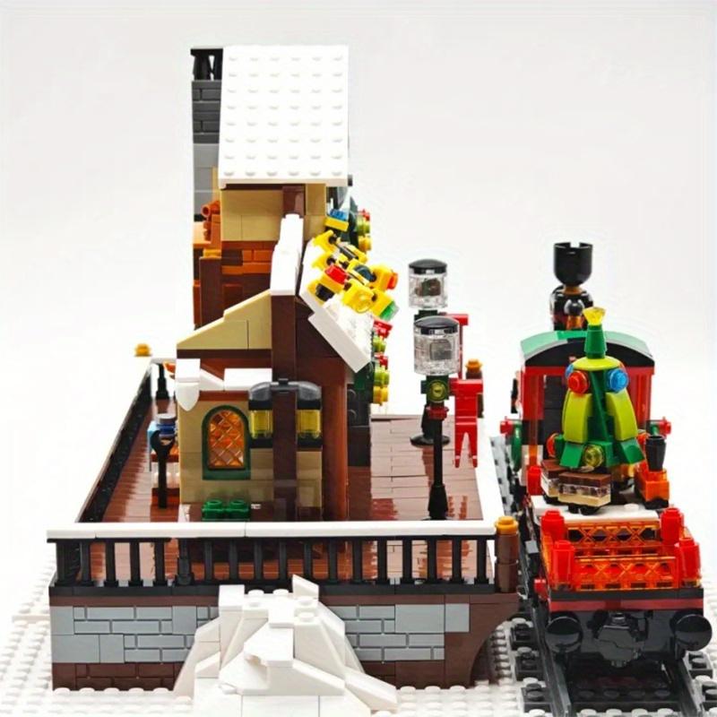 Christmas Limited | 1380+pcs Christmas train station building blocks ...