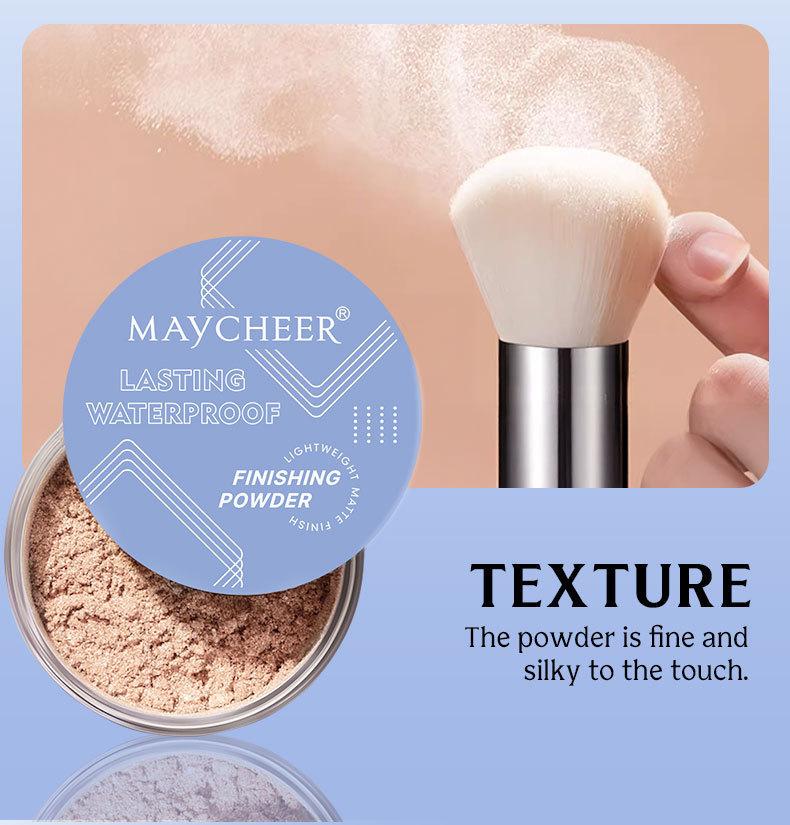 MAYCHEER Long-lasting waterproof makeup setting powder matte concealer makeup setting oil control