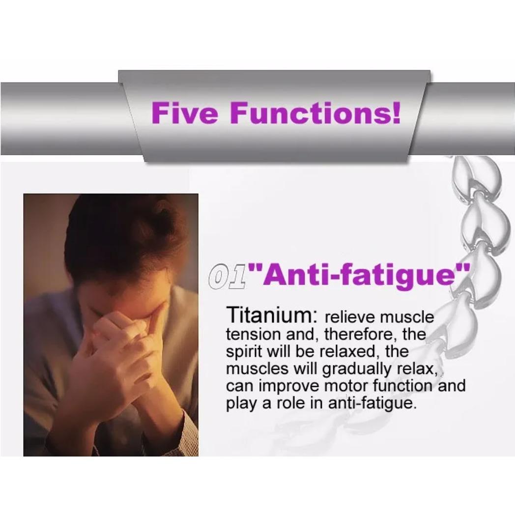 Men Women's Ceramic Bracelet, Health Energy Hematite Bracelet, Gold Tone AAA Cubic Zirconia Wrist Chain for Ladies