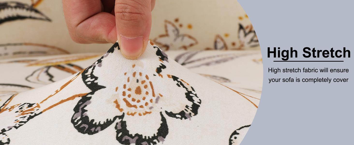 CRFATOP Stretch 1 Piece Chair Covers with Arms Printed Accent Chair Cover Armchair Flower Soft Banquet Armchair Covers Washable Chair Slipcovers for Living Room Office Reception Reading Sofa,02